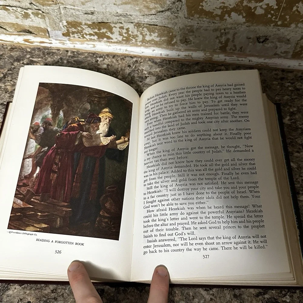 1955 Egermeier's Bible Story Book-Deluxe Edition-Warner Press